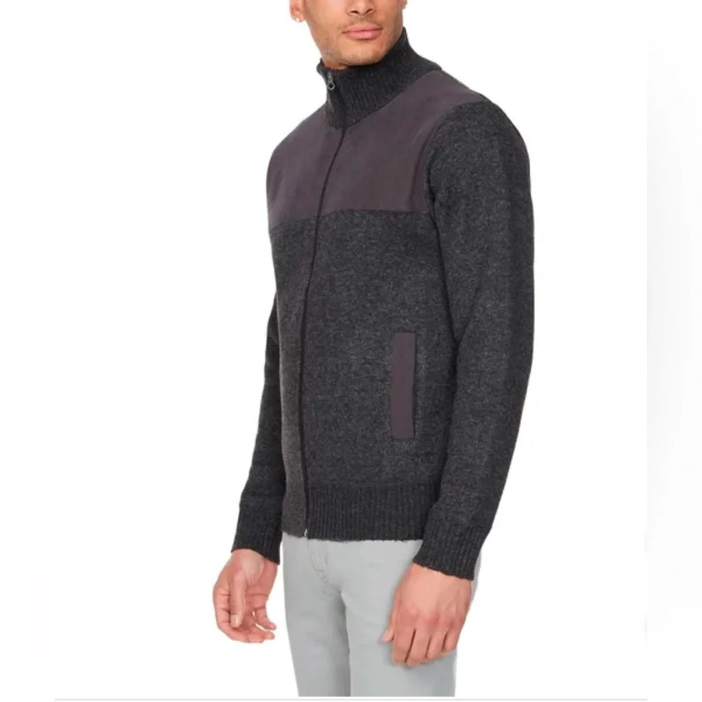 IZOD Men's Full Zip Sweater, Size S